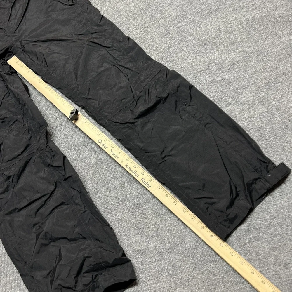 The North Face HyVent Rain Pants Mens Small Black Nylon Mesh Lined Hiking